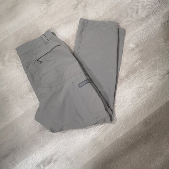 L.L. Bean Men's Size 32/32 Grey Straight Legs Zip Off Pants - Picture 6 of 16